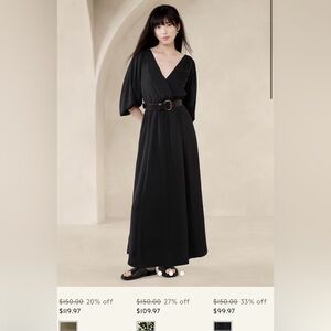 Banana Republic Factory Blouson Maxi Dress